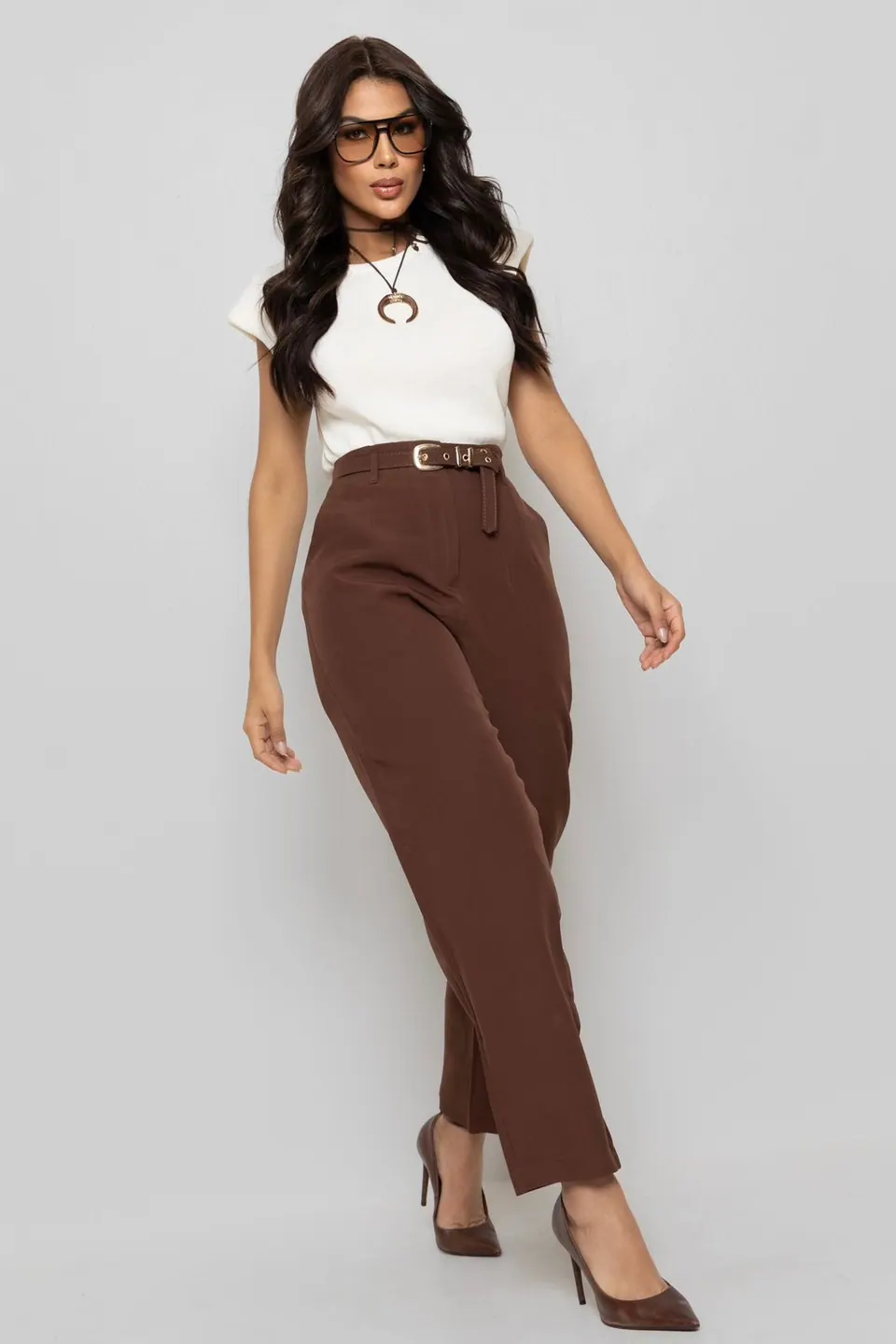 Calça Zara com Cinto (Alfaiataria Premium), foto 1 de 3