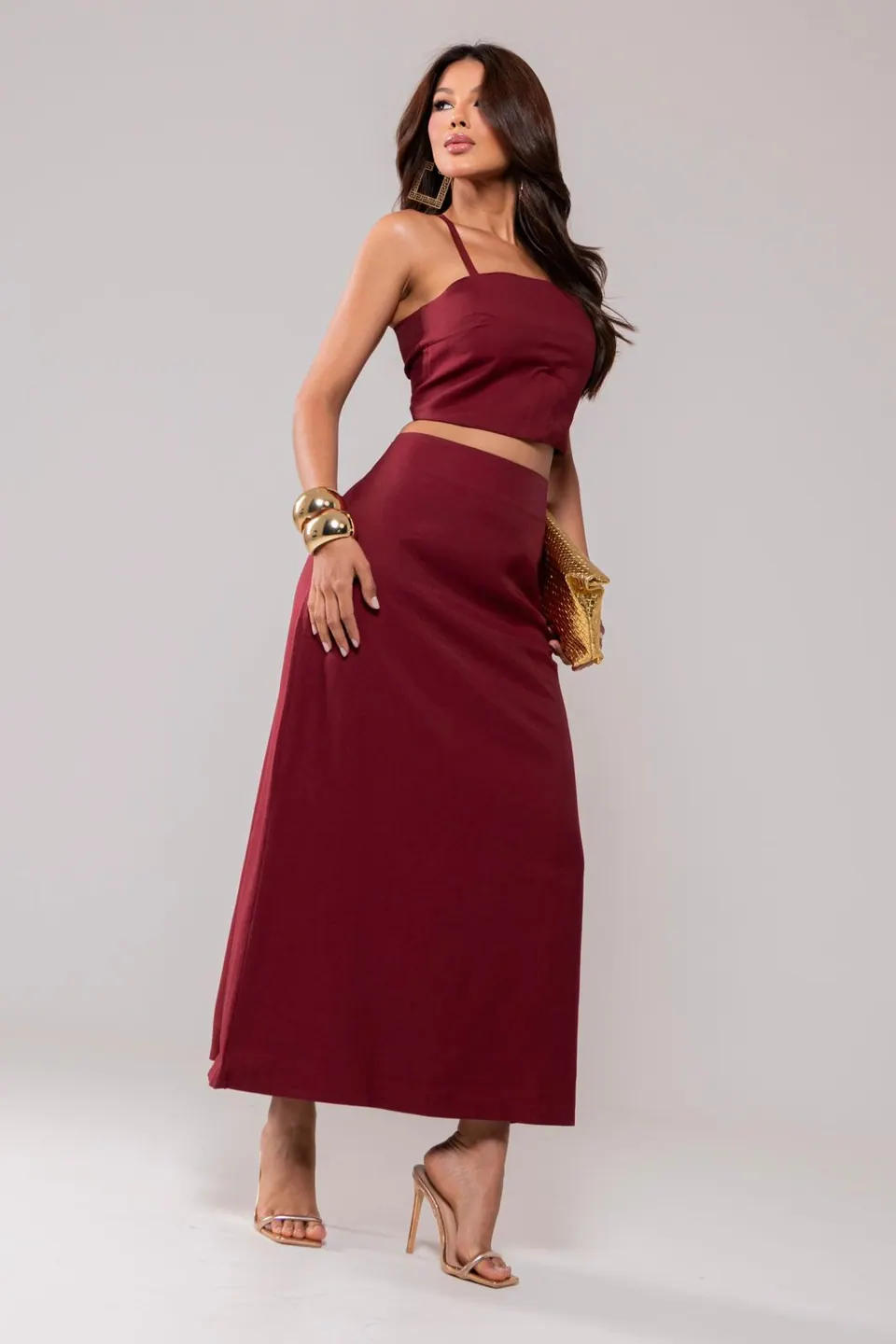 Conjunto de Saia Longa, foto 1 de 3
