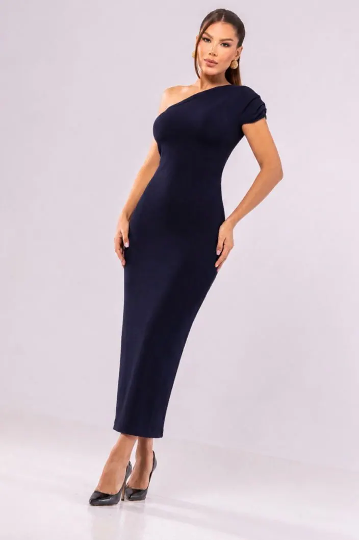 Vestido Manga Nula Midi, foto 1 de 3